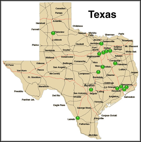 Walmarts In Texas Map Tpj Watch Your Assets